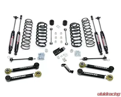 TeraFlex 4 Inch Suspension System w/ 4 Flexarms and 9550 Shocks Jeep Wrangler TJ|LJ 1997-2006 - 1456432
