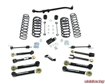 TeraFlex 4 Inch Suspension System w/ 8 Flexarms No Shocks Jeep Wrangler TJ|LJ 1997-2006 - 1456450