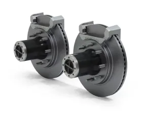 TeraFlex Front 8-Lug Full-Float Locking Hub Conversion Kit w/ Performance Rotors Jeep Wrangler JK 2007-2018