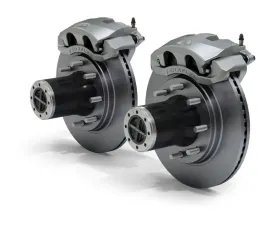 TeraFlex Front 8-Lug Full-Float Locking Hub Conversion Kit and Big Brake Kit Jeep Wrangler JK 2007-2018
