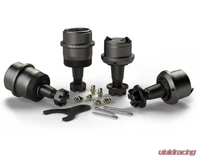 TeraFlex HD Dana 30|44 Upper and Lower Ball Joint Kit w/ out Knurl Set of 4 Jeep Wrangler JK|JKU 2007-2018 - 3442002