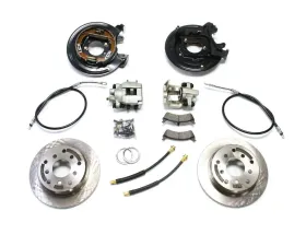 TeraFlex Rear Disc Brake Conversion Kit w/ E-Brake Cables Jeep Wrangler TJ 1997-2006