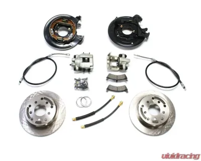 TeraFlex Rear Disc Brake Conversion Kit w/ E-Brake Cables Jeep Wrangler TJ 1997-2006 - 4354425
