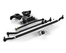 TeraFlex High Steer System w/ Complete HD Drag Link Flip Kit and Tie Rod Complete Jeep Wrangler JK|JKU 2007-2018
