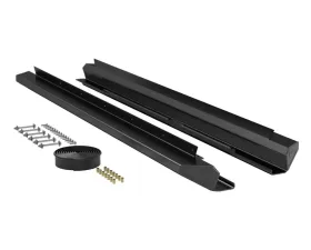 TeraFlex 4 Door Aluminum Rock Slider Kit Powder Coat Jeep Wrangler JKU 2007-2018