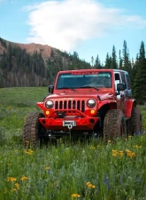 TeraFlex Epic Front Bumper w/ Hoop Offset Drum Winch Jeep Wrangler JK|JKU 2007-2018                                     - 4653130 - Image 3