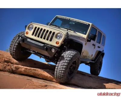 TeraFlex Epic Front Bumper w/out Hoop Centered Drum Winch Jeep Wrangler JK|JKU 2007-2018 - 4653200