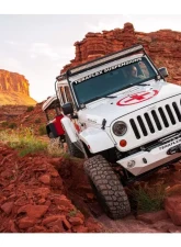 TeraFlex Epic Front Bumper w/out Hoop Centered Drum Winch Jeep Wrangler JK|JKU 2007-2018                                     - 4653200 - Image 3