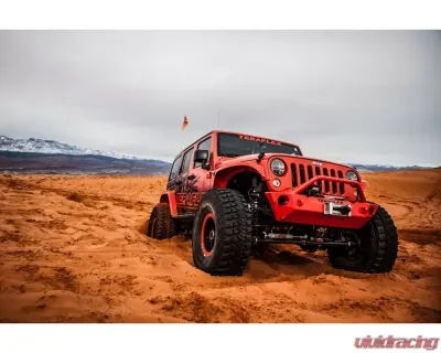 TeraFlex Epic Front Bumper w/ Hoop Centered Drum Winch Jeep Wrangler JK|JKU 2007-2018 - 4653230
