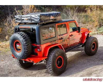 TeraFlex Outback Rear Bumper w/ OEM Fog Light Mounts Jeep Wrangler JK|JKU 2007-2018 - 4654130
