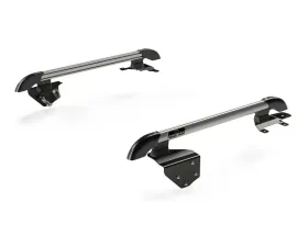 TeraFlex Nebo Roof Rack Main Rail Kit Silver Jeep Wrangler JK 2007-2018