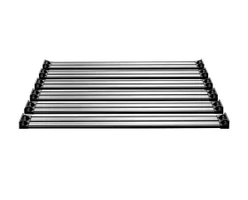 TeraFlex Nebo Roof Rack 6-Piece Cargo Slat Kit Silver Jeep Wrangler JKU 2007-2018