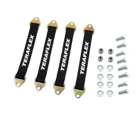 TeraFlex Front and Rear Limit Strap Kit Jeep Wrangler JK|JKU 2007-2018