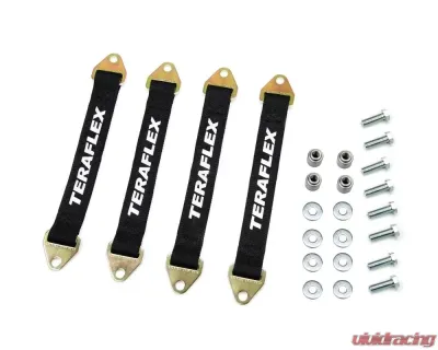 TeraFlex Front and Rear Limit Strap Kit Jeep Wrangler JK|JKU 2007-2018 - 4853100