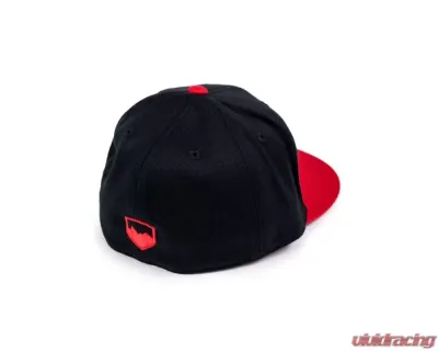 TeraFlex Premium FlexFit Two Tone Flat Visor Hat Black Small|Medium - 5237034