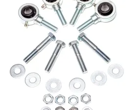 TeraFlex S/T Front Sway Bar Link Hardware Kit Rod Ends and Jam Nuts