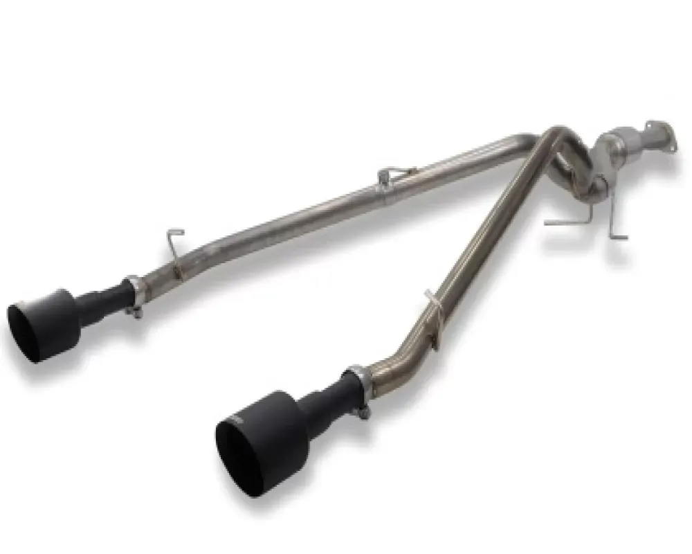 Carven Exhaust Competitor Series Complete Catback Kit w/ 5 inch Tips Signature Ceramic Black Series Ram 1500 5.7L V8 2019-2020 - CR1015