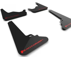 Rally Armor Black Mud Flap/Red Logo Tesla Model S 2022-2023