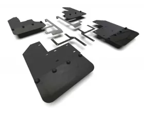 Rally Armor Black Mud Flap/Metallic Black Logo Jeep Gladiator 2020-2023