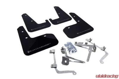 Rally Armor UR Mud Flap Set Black w/Grey Logo Subaru WRX | STI 11-22 - MF19-UR-BLK/GRY