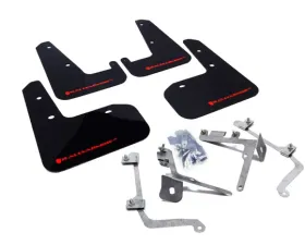 Rally Armor UR Mud Flap Set Black w/Red Logo Subaru WRX | STI 11-22
