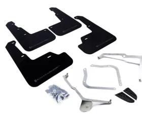 Rally Armor UR Mud Flap Set Black w/Grey Logo Subaru WRX | STI 2015-2021