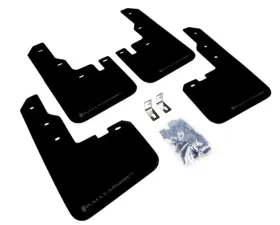 Rally Armor 2016-2017 Toyota Rav4 Black UR Mud Flap w/ Grey Logo