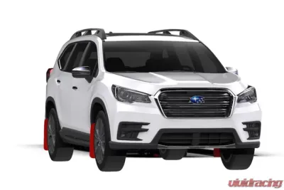 Rally Armor Red UR Mud Flap w/ White Logo Subaru Ascent 18+ - MF49-UR-RD/WH