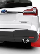 Rally Armor Red UR Mud Flap w/ White Logo Subaru Ascent 18+                                     - MF49-UR-RD/WH - Image 4