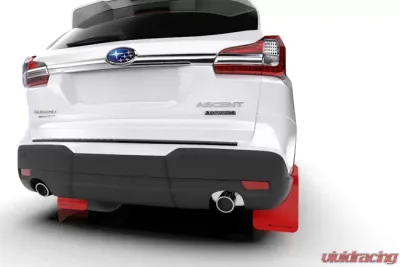Rally Armor Red UR Mud Flap w/ White Logo Subaru Ascent 18+ - MF49-UR-RD/WH