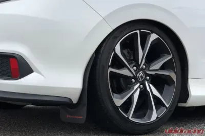 Rally Armor Black UR Mud Flap w/ Blue Logo Honda Civic Si 16-20 - MF50-UR-BLK/BL