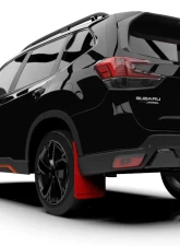 Rally Armor Red UR Mud Flap w/ Black Logo Subaru Forester 2019                                     - MF52-UR-RD/BLK - Image 2