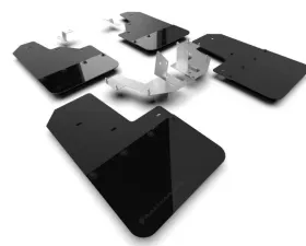 Rally Armor Black Mud Flap/Metallic Black Logo Ford Bronco 2021-2023