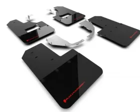 Rally Armor Black Mud Flap/Red Logo Ford Bronco 2021-2023