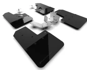 Rally Armor Black Mud Flap/Metallic Black Logo Ford Bronco 2021-2023