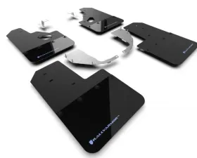 Rally Armor Black Mud Flap/Area Blue Logo Ford Bronco 2021-2023