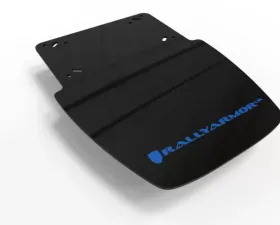 Rally Armor Black Mud Flap/Blue Logo