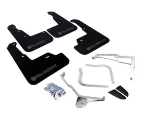Rally Armor Black Mud Flap With Grey Logo and Altered Font Subaru WRX|STI 2015-2021