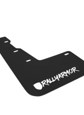 Rally Armor Black Mud Flap With White Logo and Altered Font Subaru WRX|STI 2015-2021                                     - MF32-UR-BLK/WH-X - Image 2