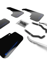 Rally Armor Black Mud Flap With Grey Logo Subaru Crosstrek 18-19                                     - MF46-LTUR-BLK/GRY - Image 2