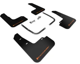 Rally Armor Black Mud Flap With Orange Logo Hyundai Veloster Turbo-R 2019-2021