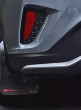 Rally Armor Black Mud Flap With Orange Logo Hyundai Veloster Turbo-R 2019-2021                                     - MF58-UR-BLK/OR - Image 2