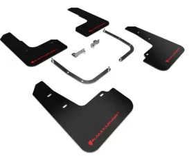 Rally Armor Black Mud Flap With Red Logo Hyundai Veloster Turbo-R 2019-2021