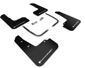 Rally Armor Black Mud Flap With White Logo Hyundai Veloster Turbo-R 2019-2021