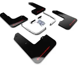 Rally Armor Black Mud Flap With Red Logo Hyundai Elantra N Line 19-20