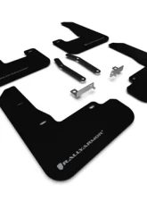 Rally Armor Black Mud Flap With Silver Logo Hyundai Elantra N Line 19-20                                     - MF59-UR-BLK/SIL - Image 2