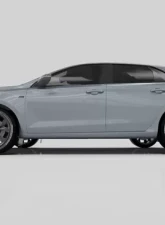 Rally Armor Black Mud Flap With Silver Logo Hyundai Elantra N Line 19-20                                     - MF59-UR-BLK/SIL - Image 2