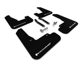 Rally Armor Black Mud Flap With White Logo Hyundai Elantra N Line 19-20