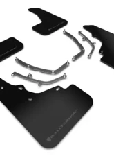 Rally Armor Black Mud Flap With Dark Grey Logo Mazda 3 GT Sport Hatch 2019-2021                                     - MF61-UR-BLK/DGRY - Image 2