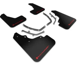 Rally Armor Black Mud Flap With Red Logo Mazda 3 GT Sport Hatch 2019-2021